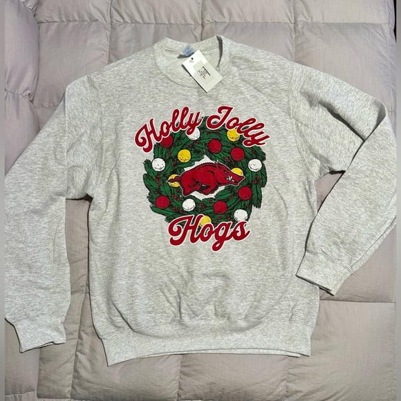 Arkansas Razorback Christmas Sweatshirt - Picture 1 of 5